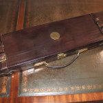 Vintage Flintenkoffer, Leder, Kal. 20 oder .410 846130